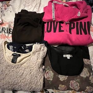 SIZE MEDIUM WOMEN'S VICTORIA'S SECRET, VERA WANG, RUE 21 MOA MOA 4 PIECE LOT1163